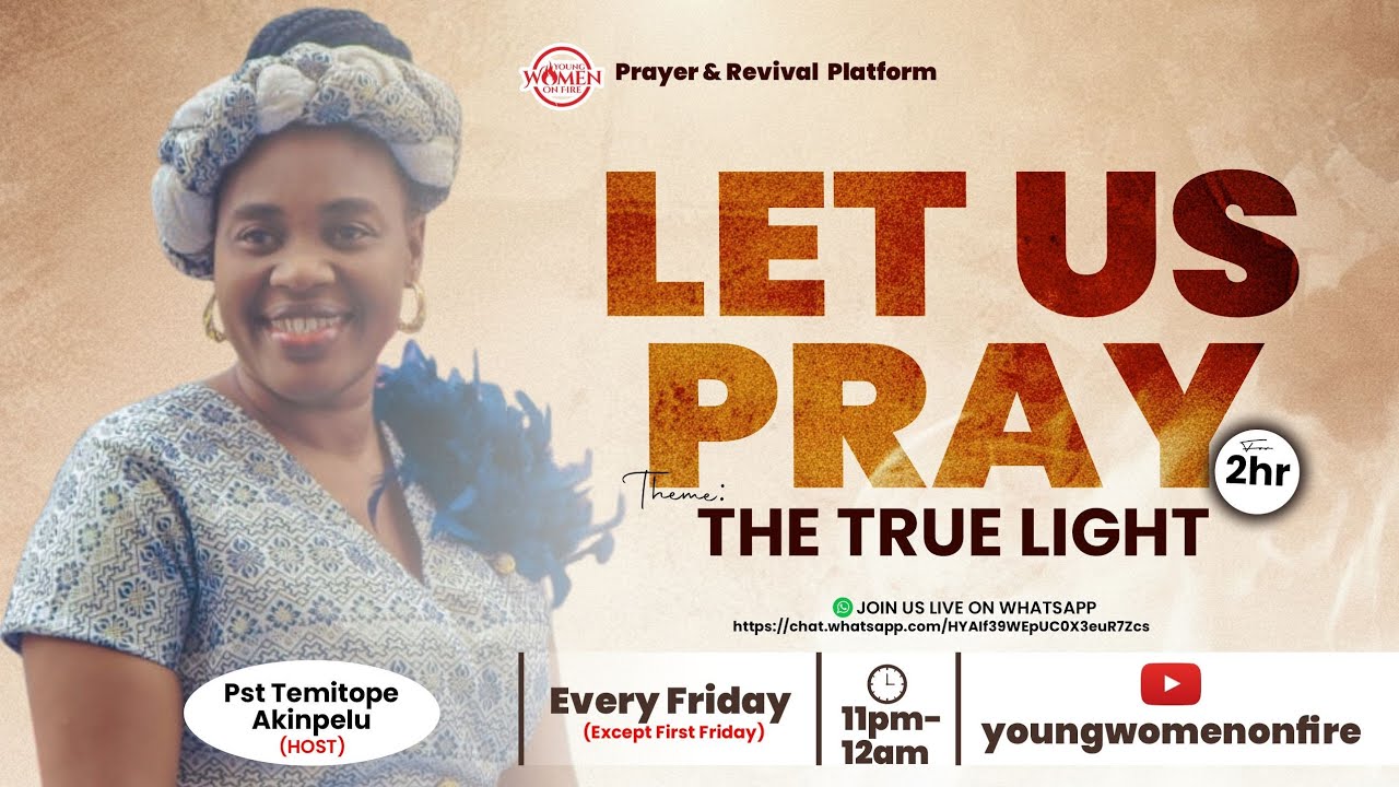 YOUNG WOMEN ON FIRE PRAYER AND REVIVAL MEETING. 