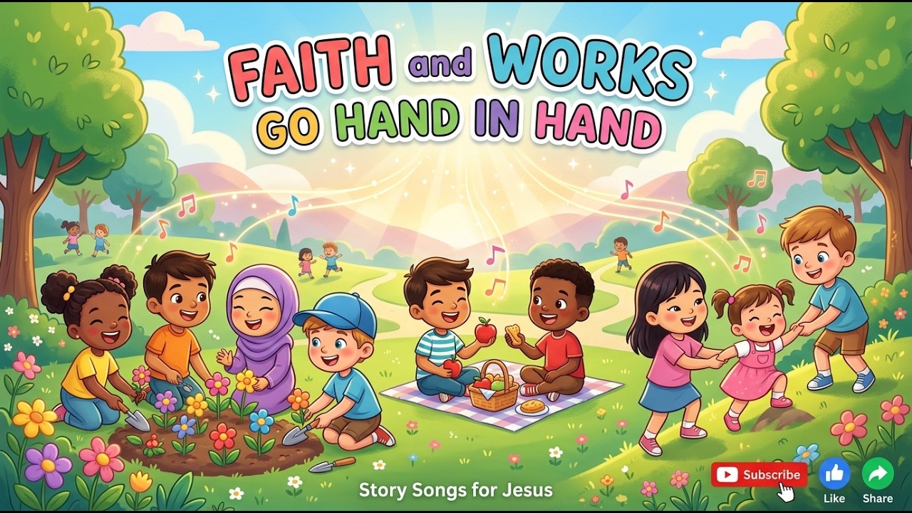 Faith and Works go Hand in Hand | Fun Bible Songs for Kids | Story Songs for Jesus