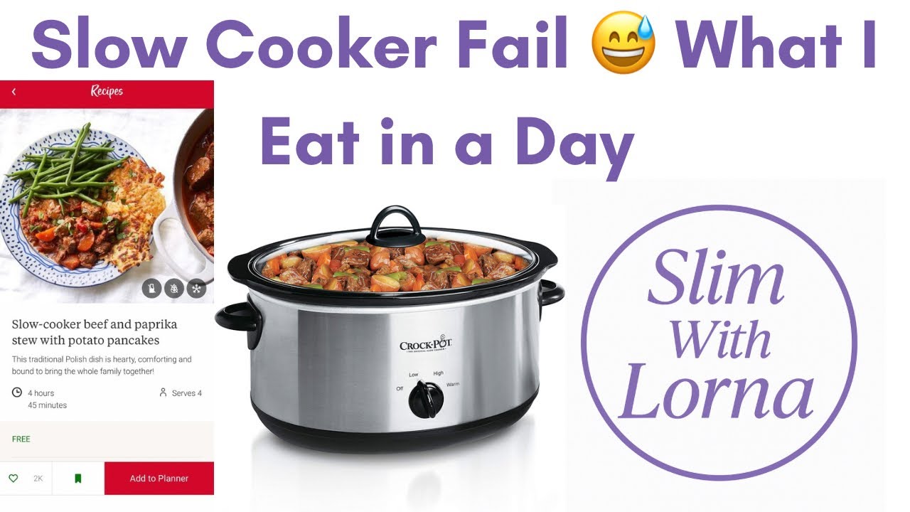 What I Eat in a Day on Slimming World 💜 | Slow Cooker Fail 😅 Real Life Happens!