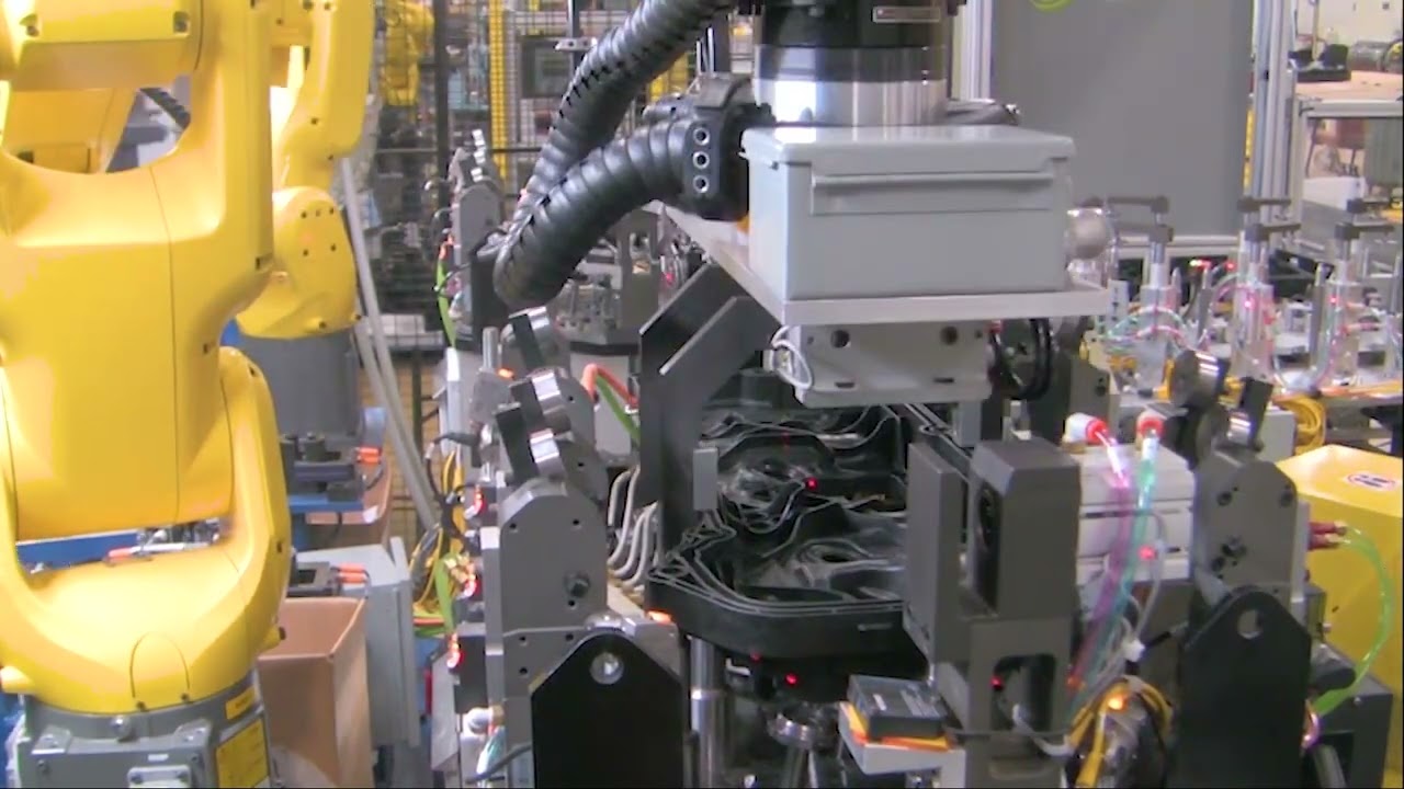 Automated Engine Camshaft Cover Assembly Cell for Automotive Assembly
