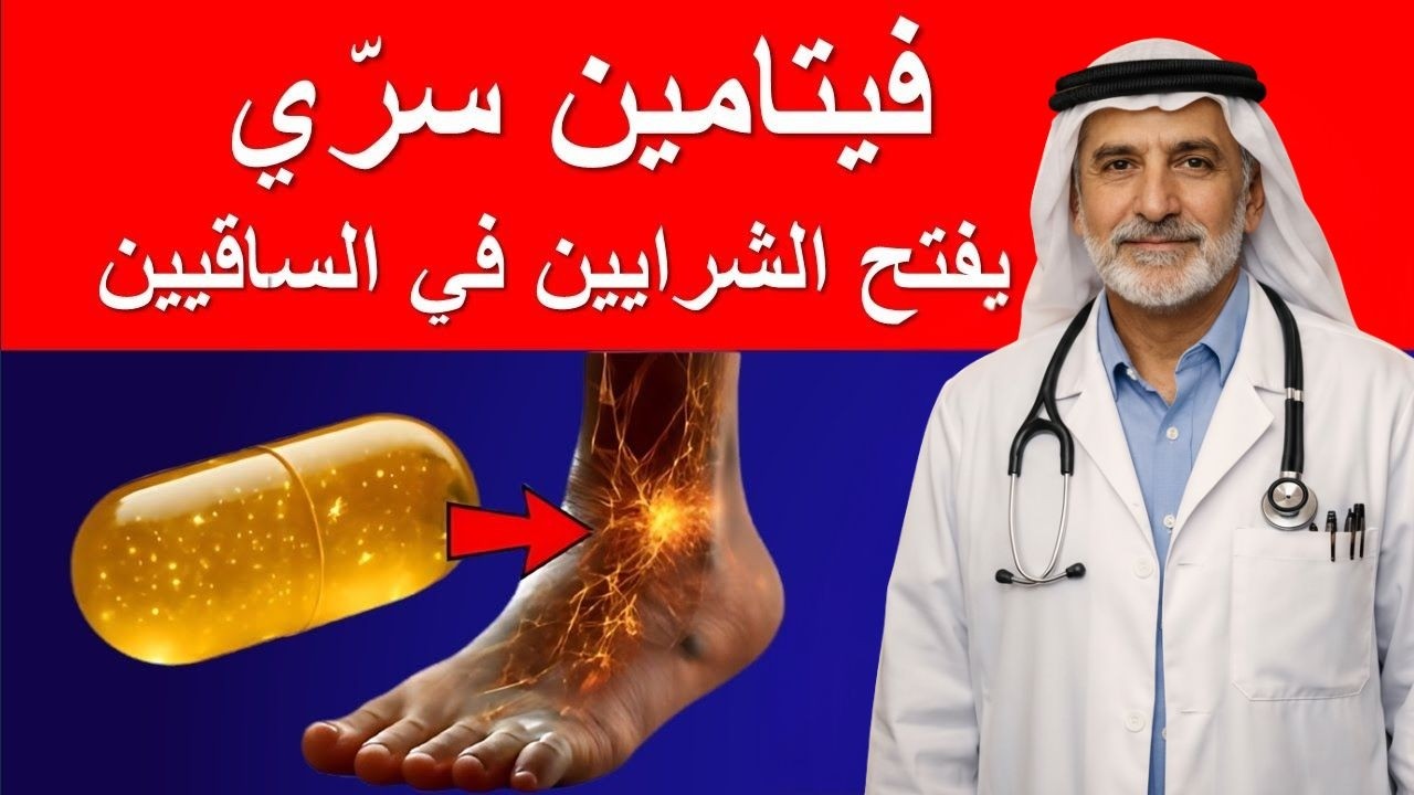 أقوى فيتامين لكبار السن لفتح شرايين الساقين وإذابة الجلطات وتنشيط الدورة الدموية طبيعياً!