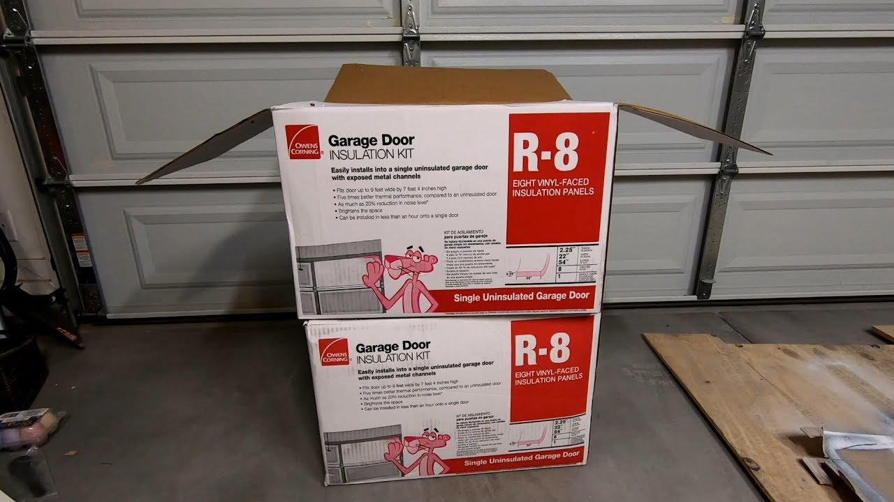 Как установить комплект изоляции гаражных ворот Owens Corning