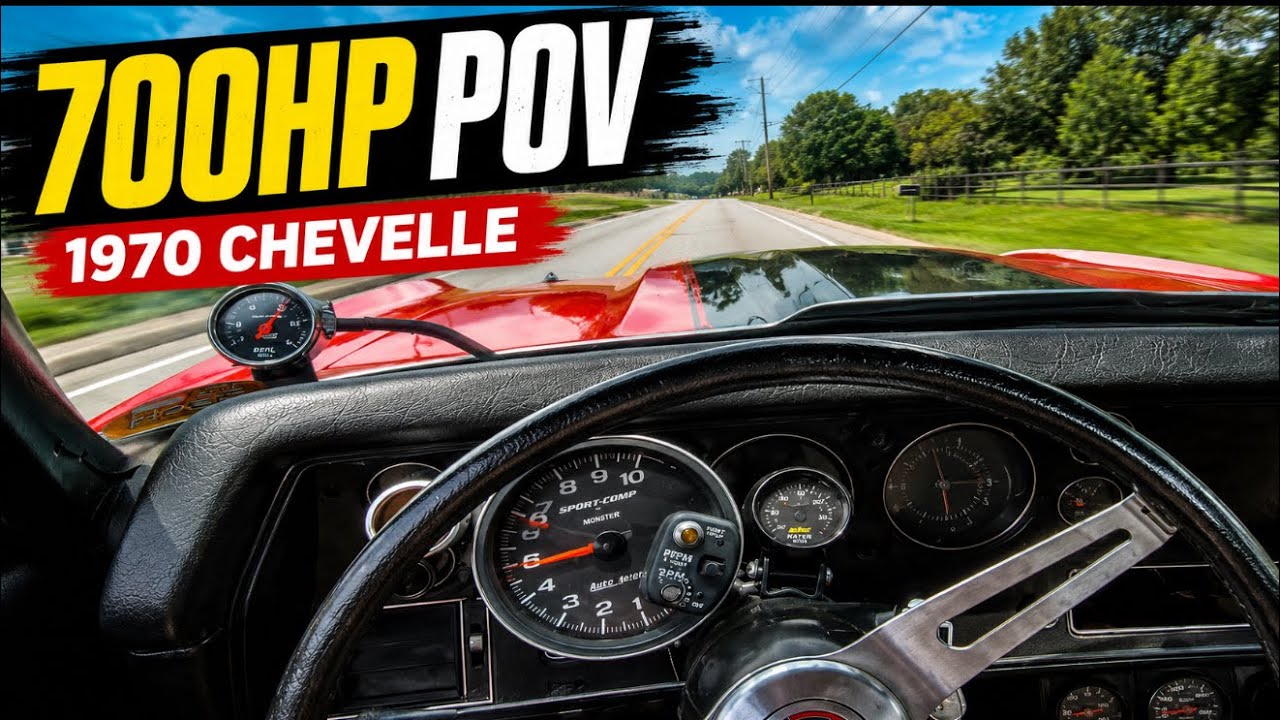 700HP Big Block Chevelle POV | Full Street Drive