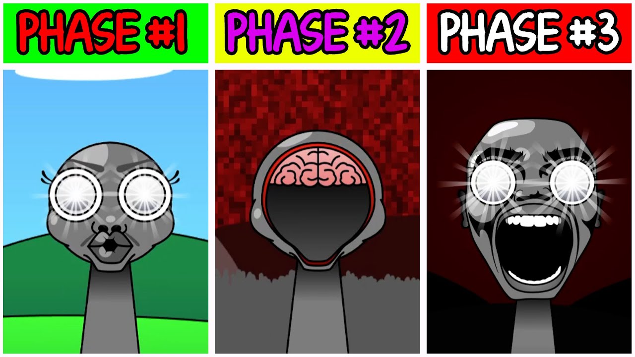 My Sprunki OC: Emoji 187 SCP Ohh Wish I Knew ( Phase 1 to Phase 3)