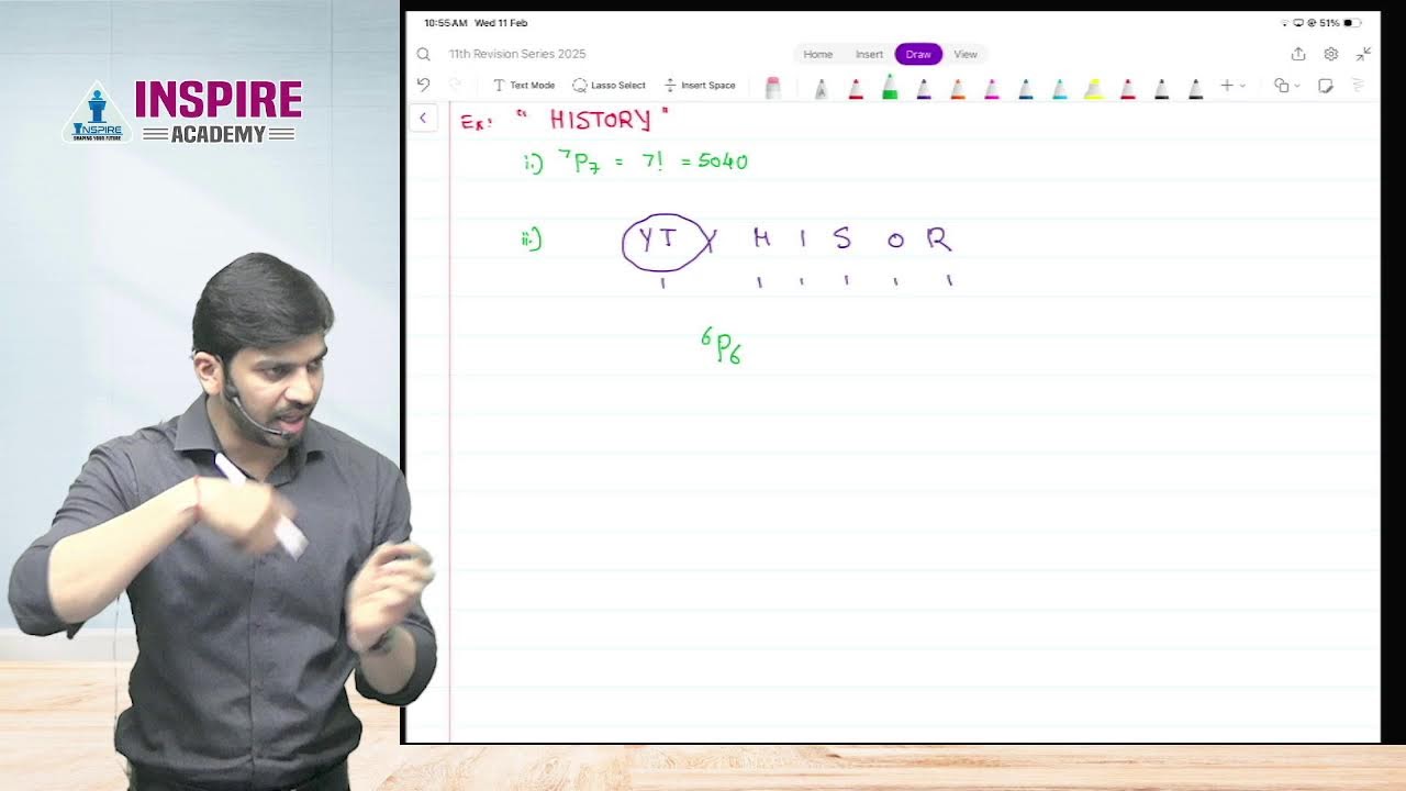 11th | Revision Series | Day 7 | Permutations and Combinations | Prof. Shubham Agarwal