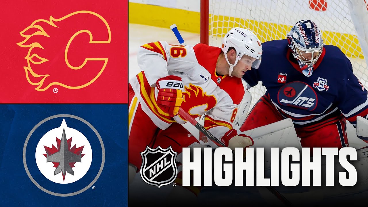 NHL Highlights | Flames vs. Jets | October 24, 2025