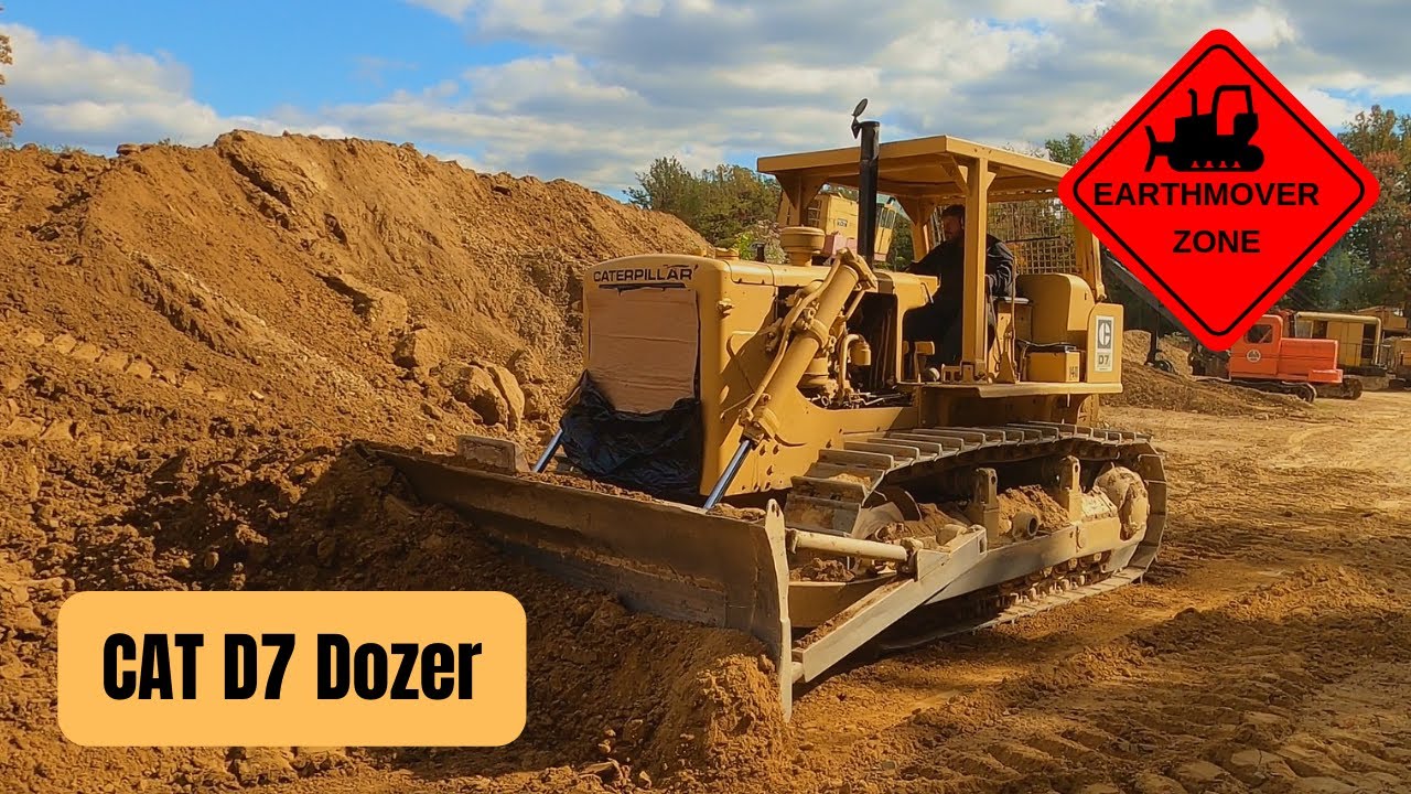 CAT D7 Dozer Moving the Earth