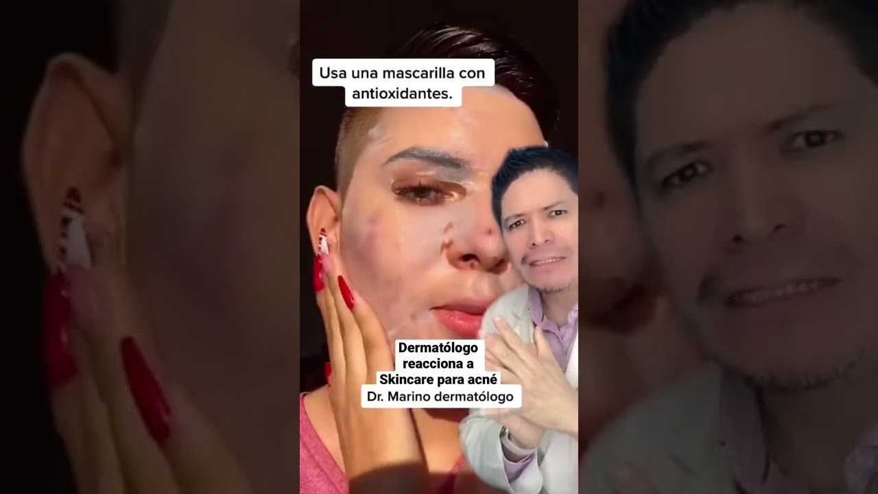 Dermat&oacute;logo reacciona a Skincare para acn&eacute;. #doctor #dermat&oacute;logo #acne #skincare #skincareroutine