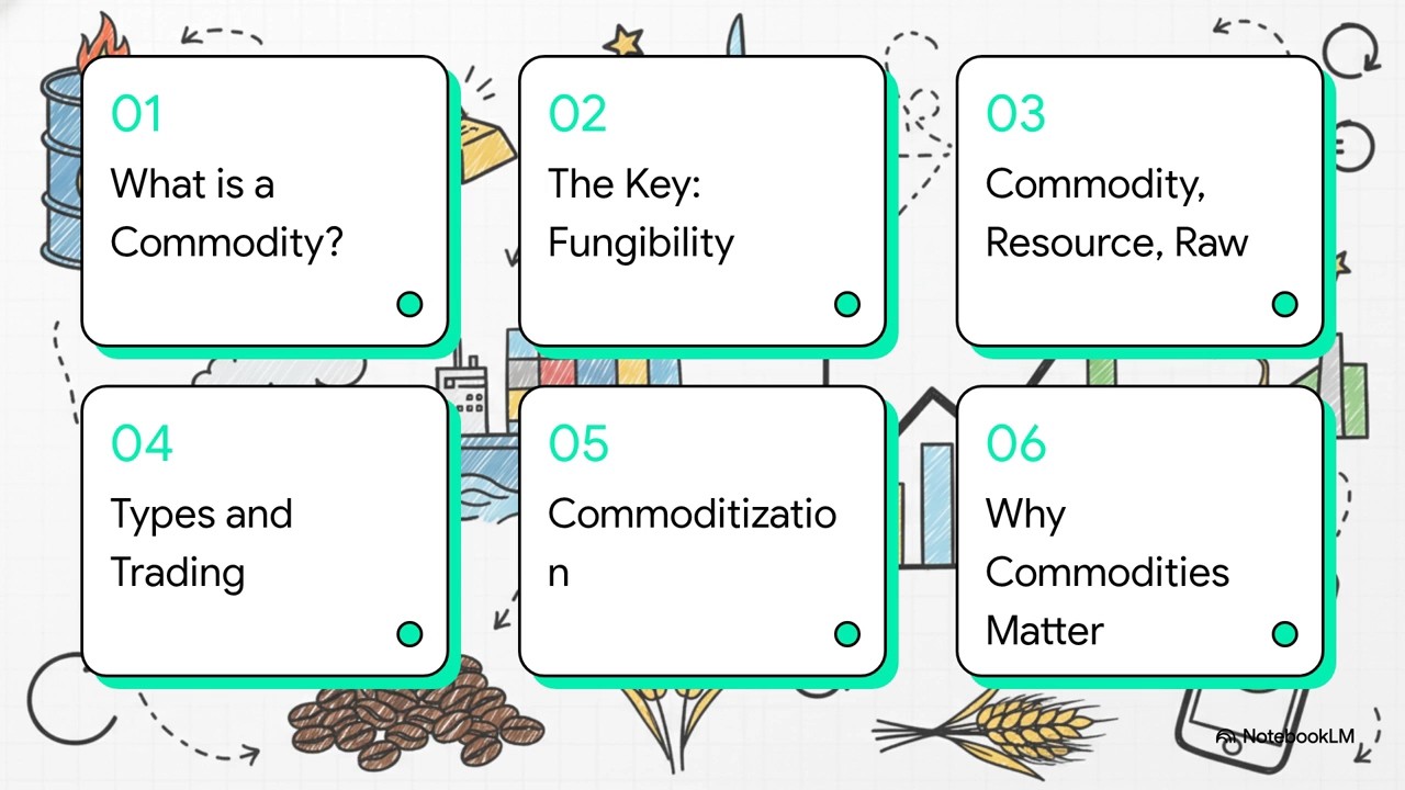 What is a Commodity? Analysis of Commodities, Raw Materials and Resources