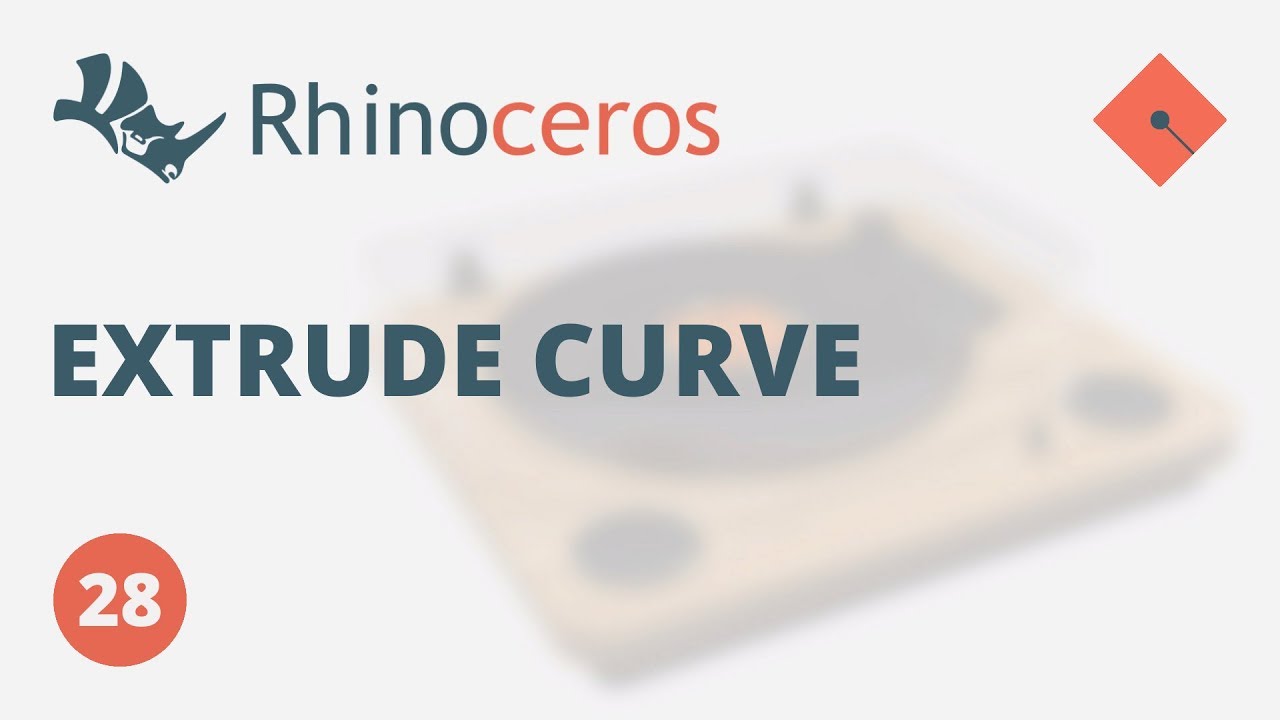 Yakın Kampüs - Rhinoceros Ders 28 - Extrude Curve