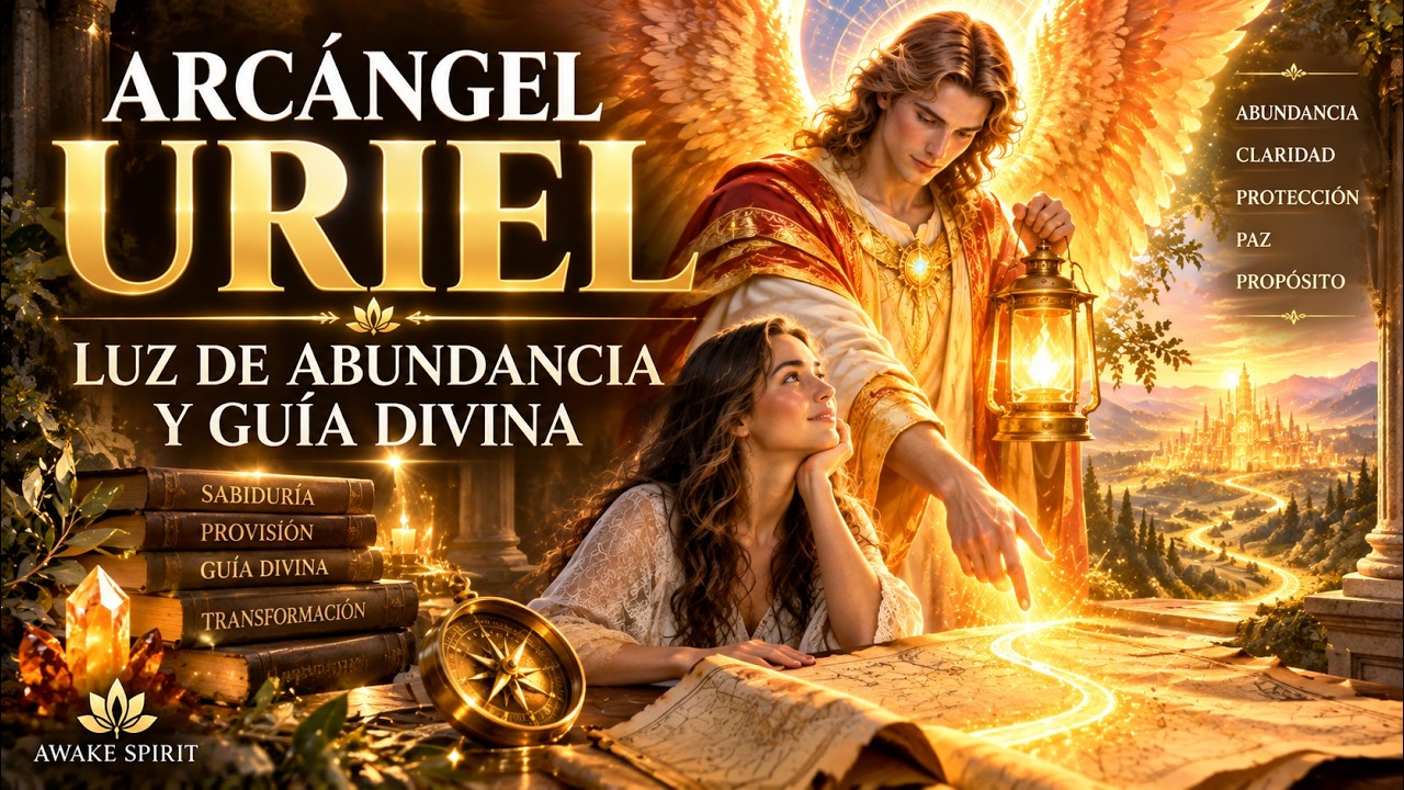 Arcángel Uriel mantras de luz para atraer abundancia, paz,  guía divina y sanación interior