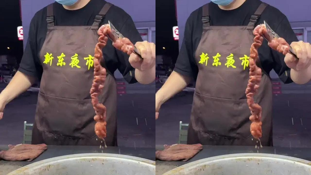 卤煮火烧不带火烧，份量太足了，光怕烫着老板手指头了。#抖音美食 #特色小吃 #街头美食 #卤煮火烧#卤煮