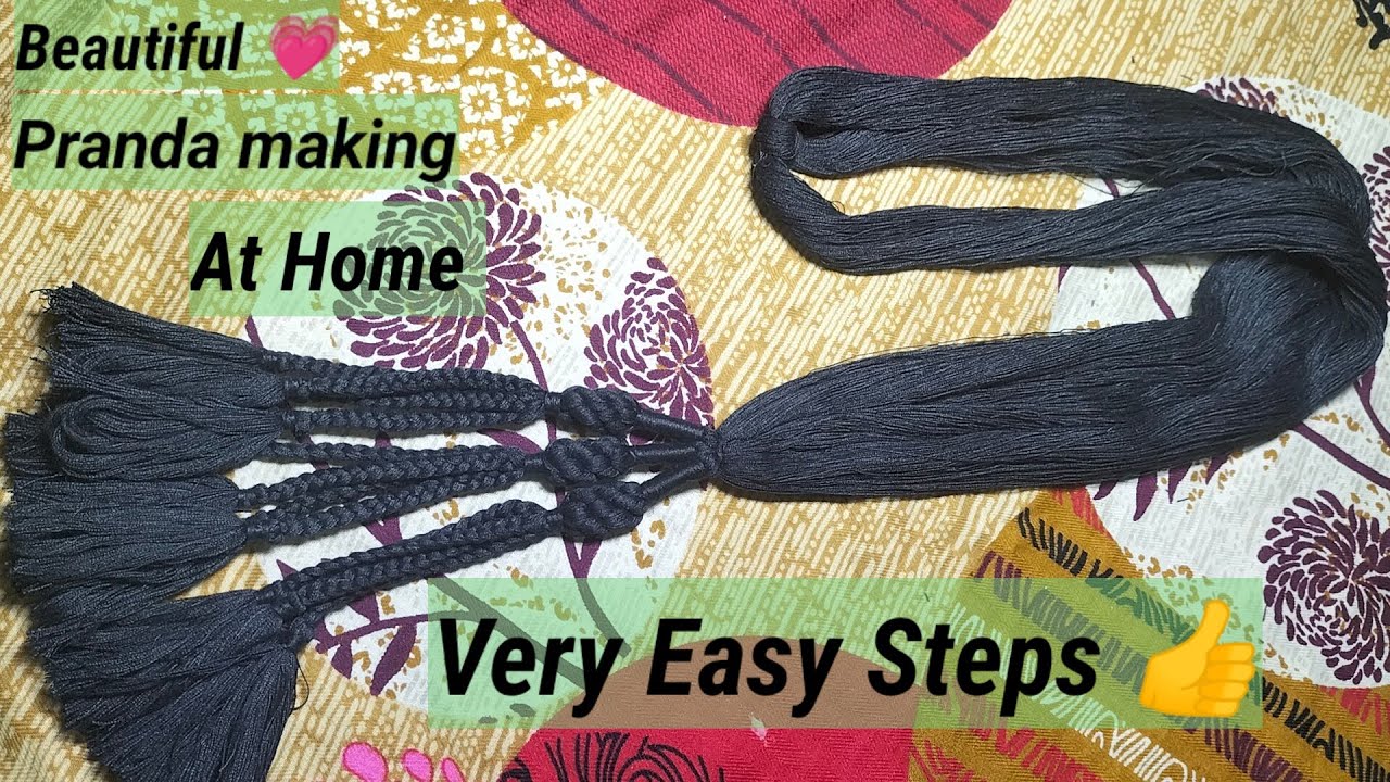 #diy Pranda Making At Home Easy Steps DIY Punjabi Pranda At Home #paranda #tassels