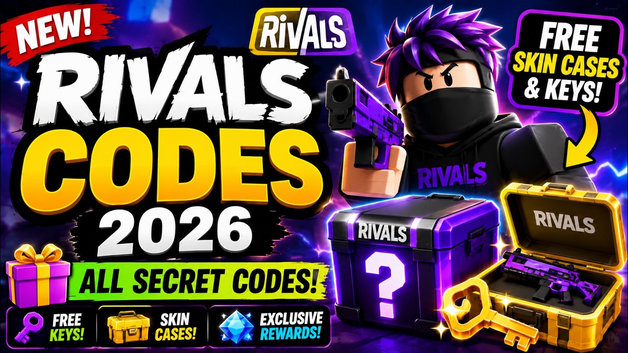 NEW RIVALS CODES 2026 🎁 Secret Codes for How To Get Free FREE Skin Cases, Keys & Rewards!
