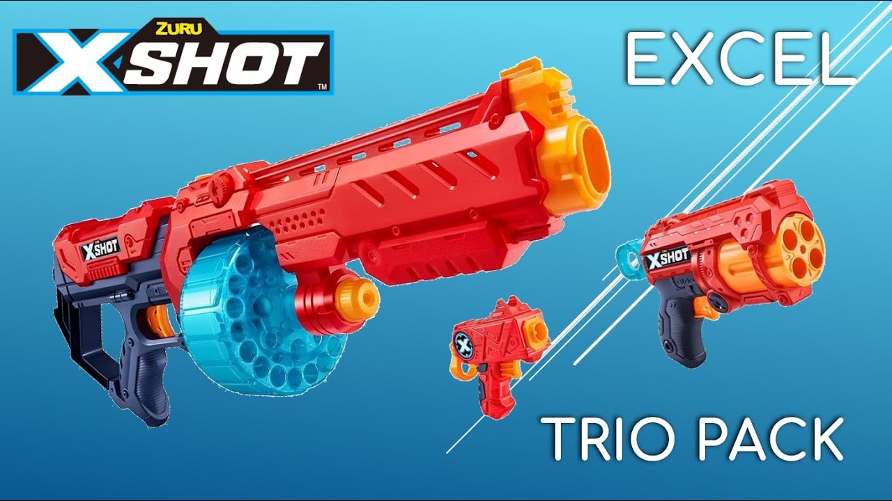 [REVIEW] Zuru X-Shot Excel Trio Pack | Fun For The Family!