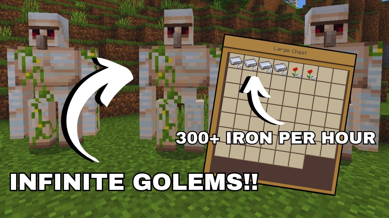 How to make an EASY Auto Iron Farm in Crafting and Building 1.21