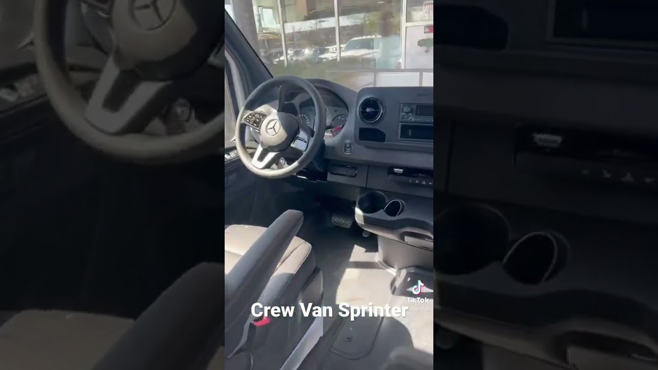 2022 Crew Van Sprinter 144 with standard roof - 5&rsquo;4 standing room inside and 11&rsquo; long interior