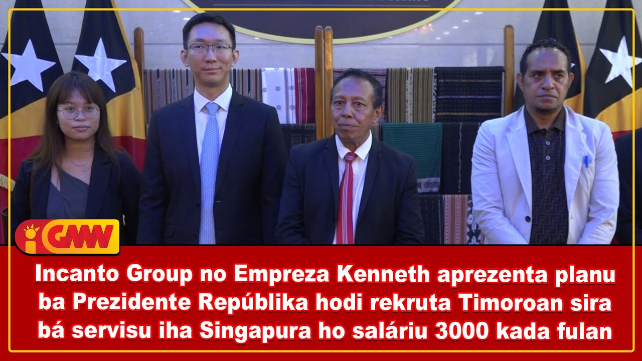 Компании Incanto Group и Kenneth Company представили PR-отделу план по привлечению граждан Тимора...