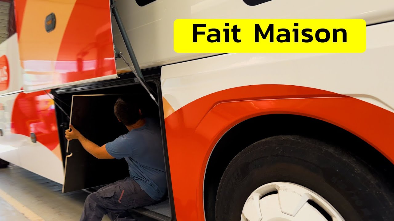 Notre Atelier Fabrique une Couchette Conducteur dans un Man Lion’s Coach