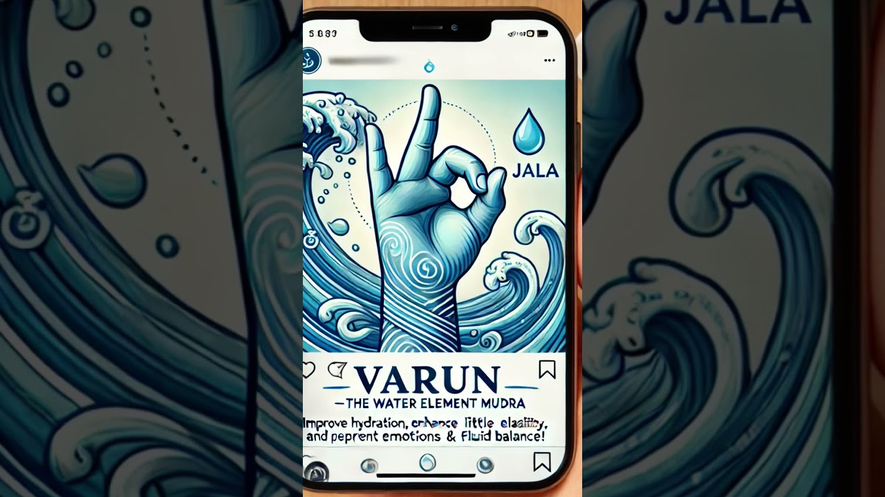 Varun Mudra – The Water Element Mudra 💧Stay hydrated, enhance skin elasticity, and balance
