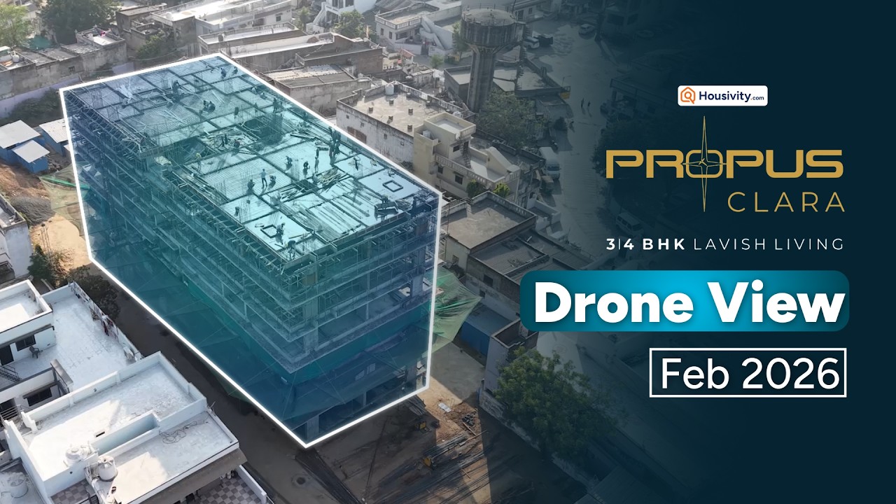 Propus Clara Vastral Ahmedabad | Premium 3 & 4 BHK High-Rise Living 🏙️ | Drone Tour