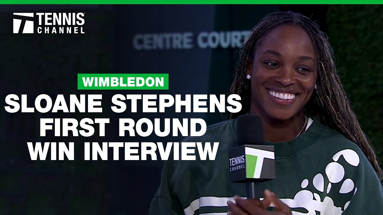 Sloane Stephens Handles Last Minute Opponent Change | 2024 Wimbledon 1st Round
