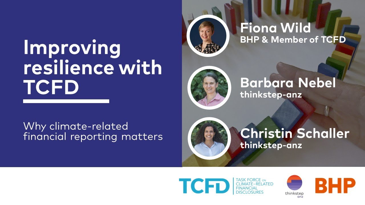 Why climate-related financial reporting matters - Webinar with Dr. Fiona Wild, member of the TCFD