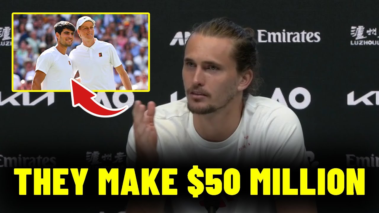 Alexander Zverev - Alcaraz And Sinner Are Making 50 Million Dollars, I Am Not Like Them
