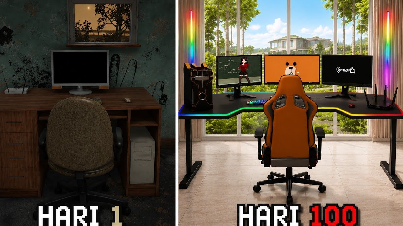 Aku Menghabiskan 100 Hari di Streamer Life Simulator 2