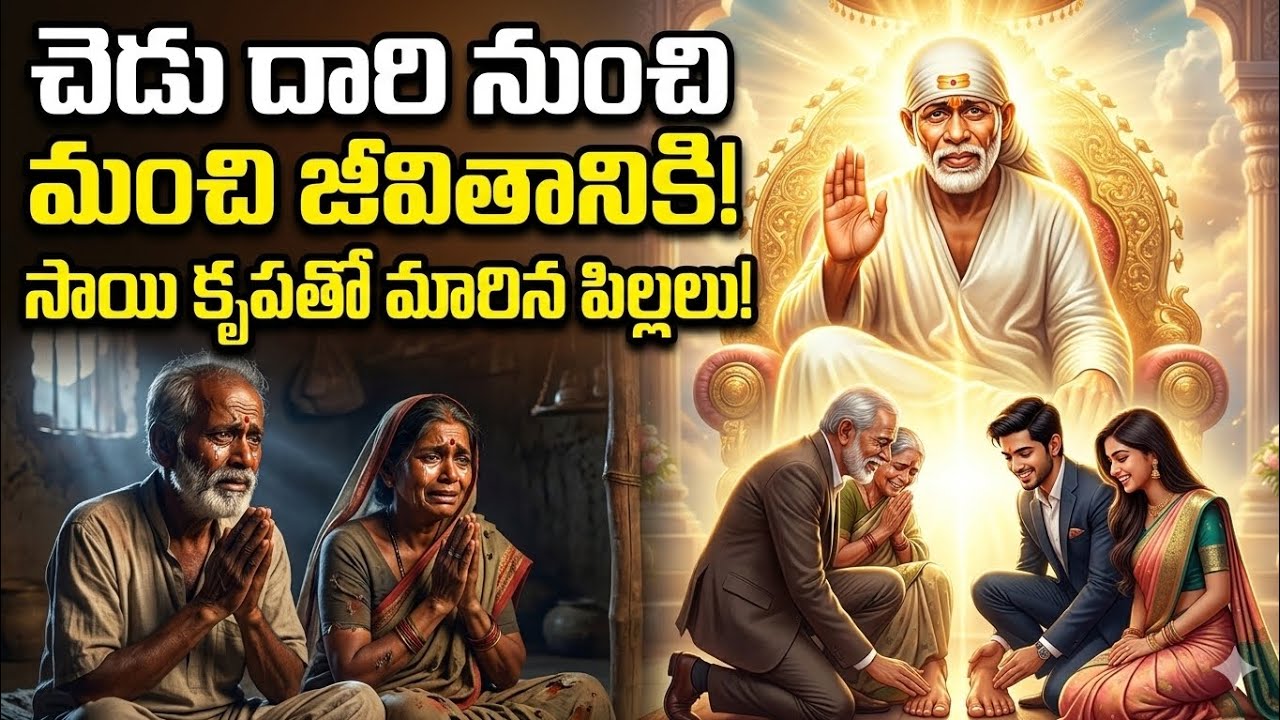 చెడు దారి నుంచి 🤔మంచి జీవితానికి ❤️సాయి కృపతో మారిన పిల్లలు తల్లితండ్రుల కోసం సాహిస్తున్న సందేశం 🙌💯🌟