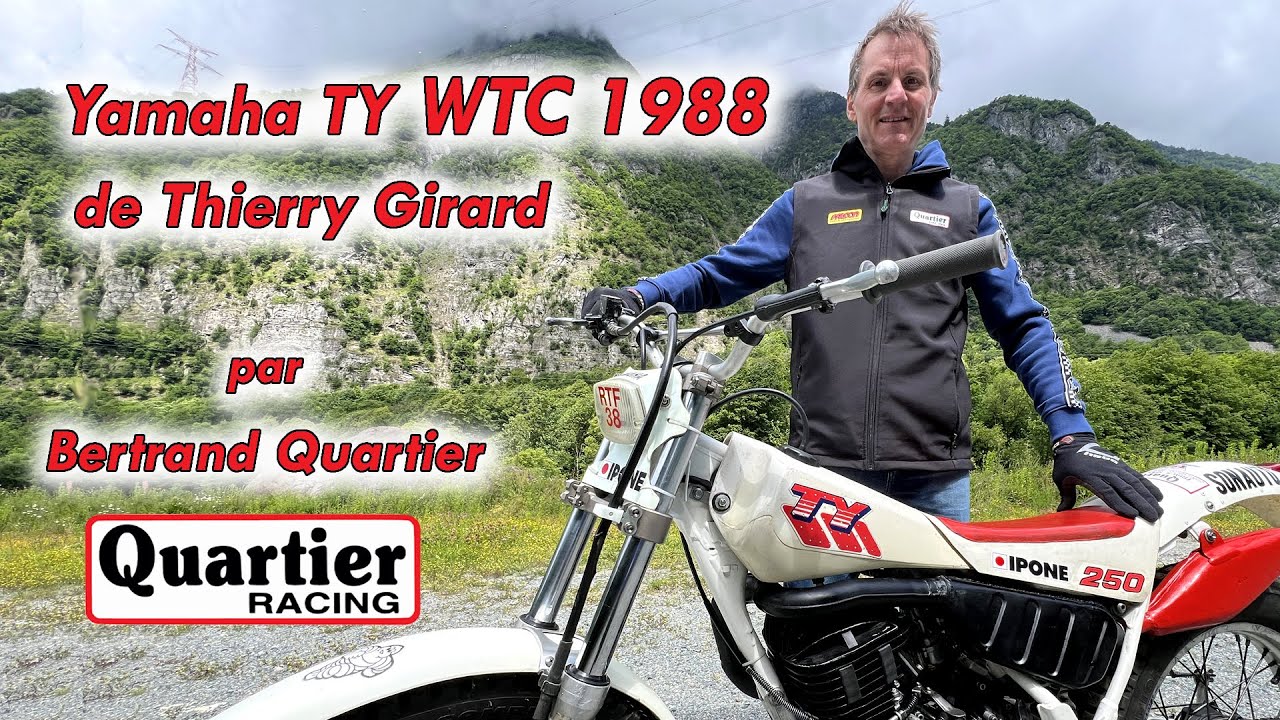 Quartier Racing la Yamaha TY 1988 Thierry-Girard