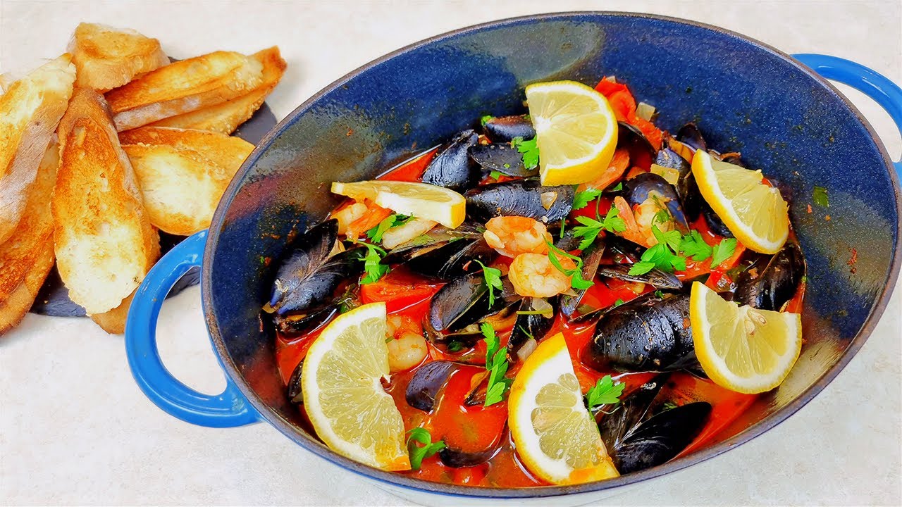FRUCTE DE MARE | MIDII IN SOS | DE VIN | CU CREVETI | GDR