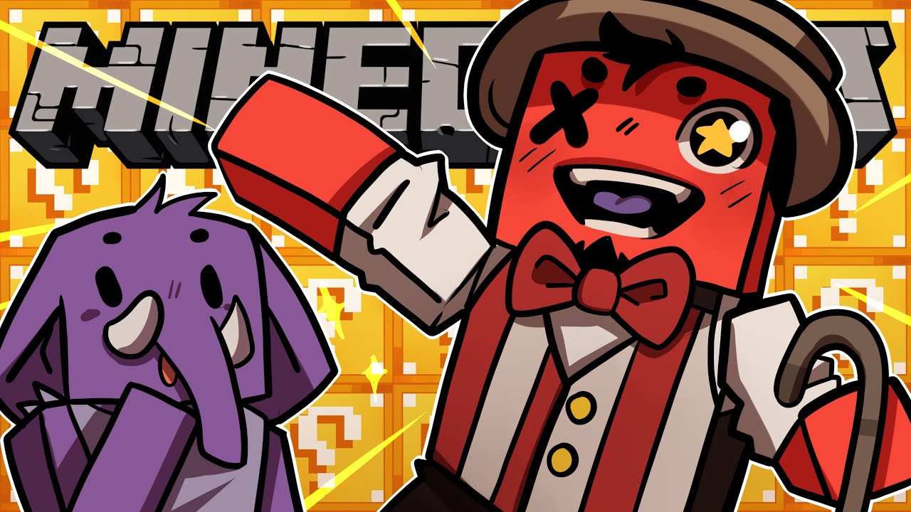 LET'S PLAY LUCKY/UNLUCKY BLOCK ROULETTE! | Minecraft (w/ Gorillaphent)