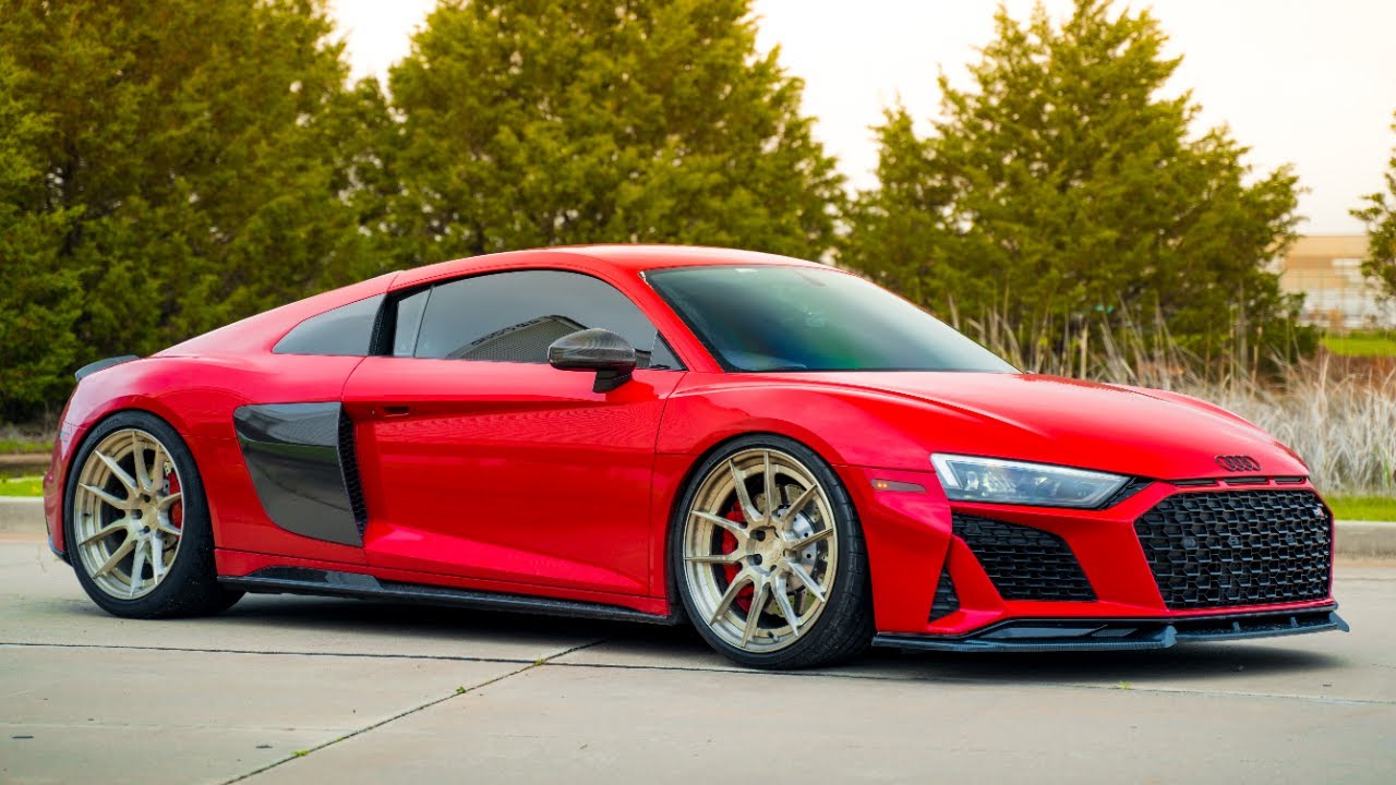 Building a AUDI R8 in 13 Minutes! | v10 MONSTER