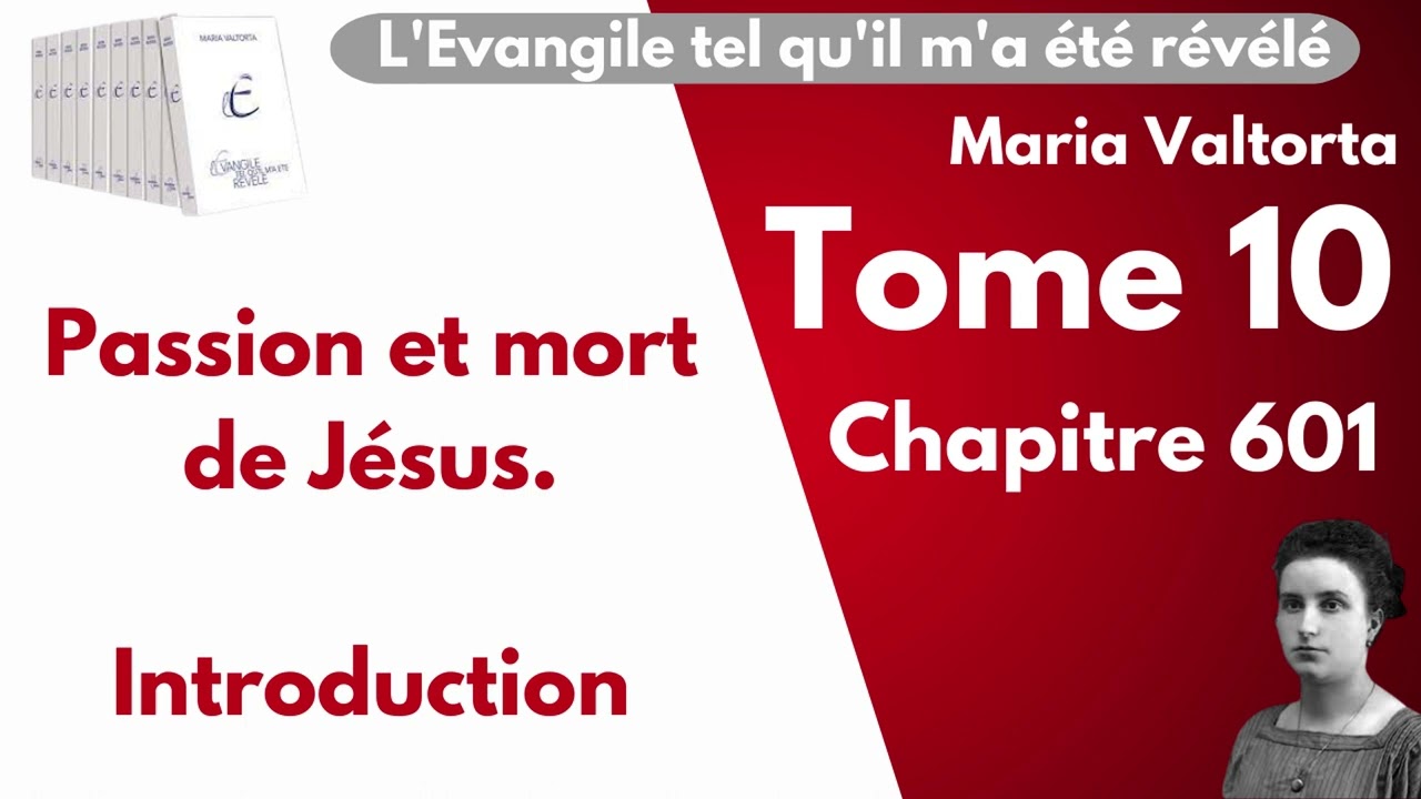 Maria Valtorta - Tome 10, chapitre 601 - L'Evangile tel qu'il m'a été révélé