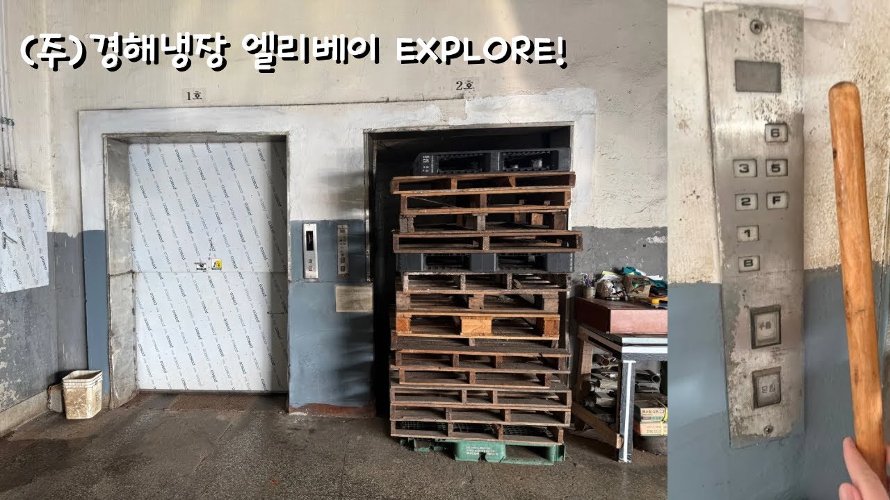 Gyeonghae Refrigeration Elevator Tour! | 1978 EF + 2021 WBLX elevators | (주)경해냉장