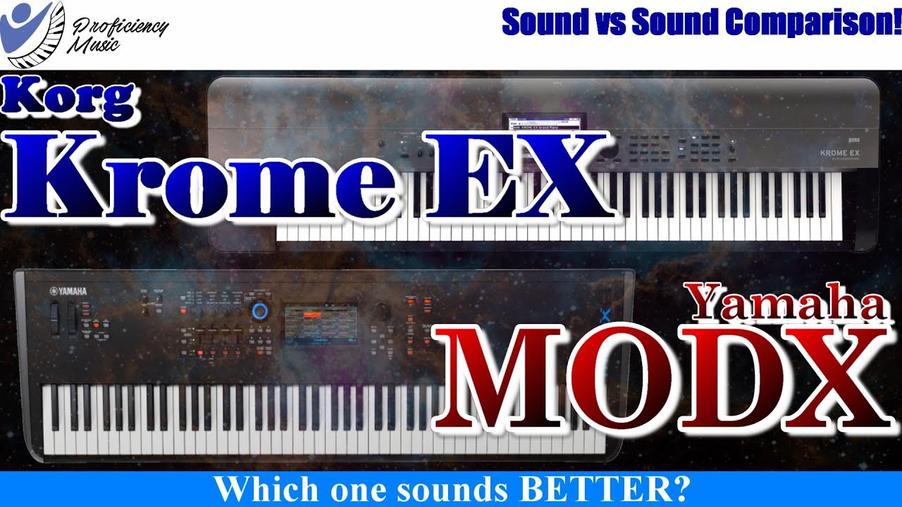 Korg KROME EX vs Yamaha MODX: Sound vs Sound COMPARISON!!!