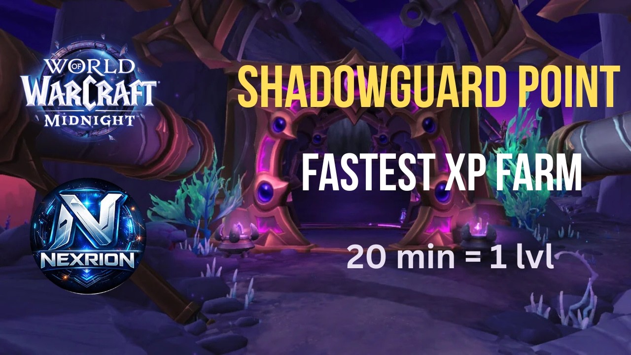 WoW Midnight — Fastest Leveling Method 80-90! Shadowguard Point XP Farm Guide
