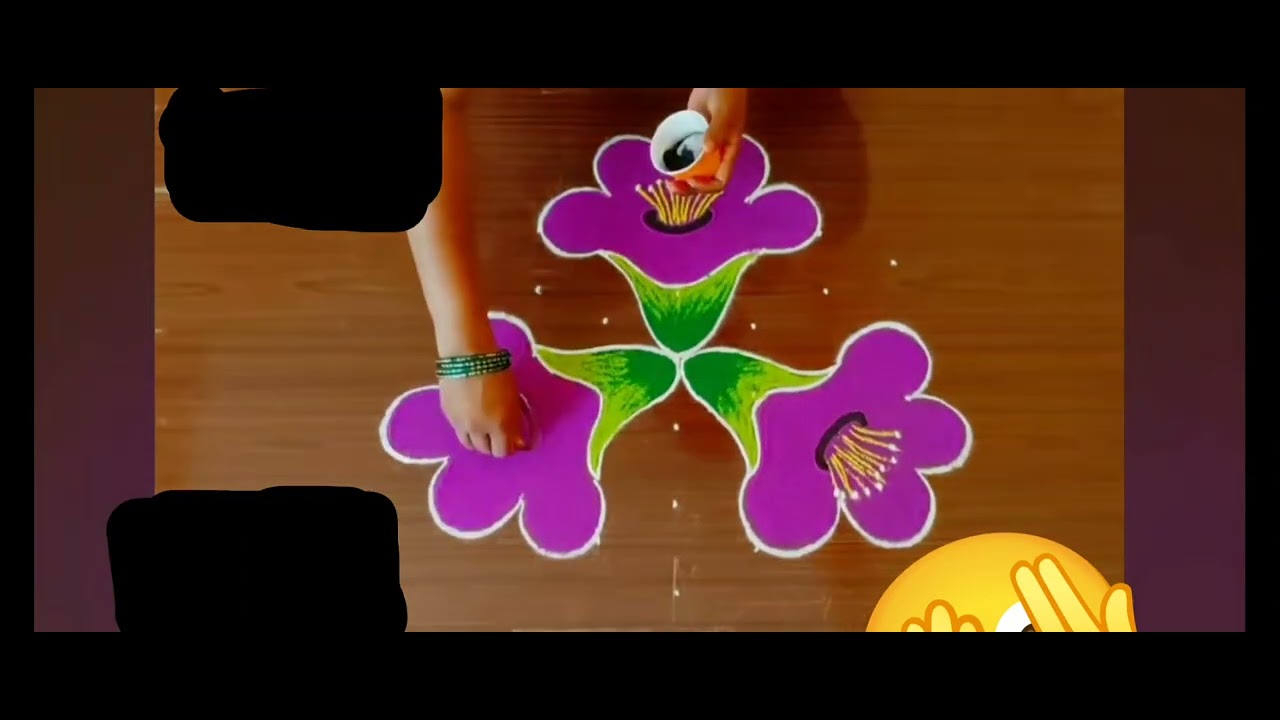 Trending #trending #viral #muggulu #indianrangole #viral #trending #kolam #muggulu #telugu #new #art