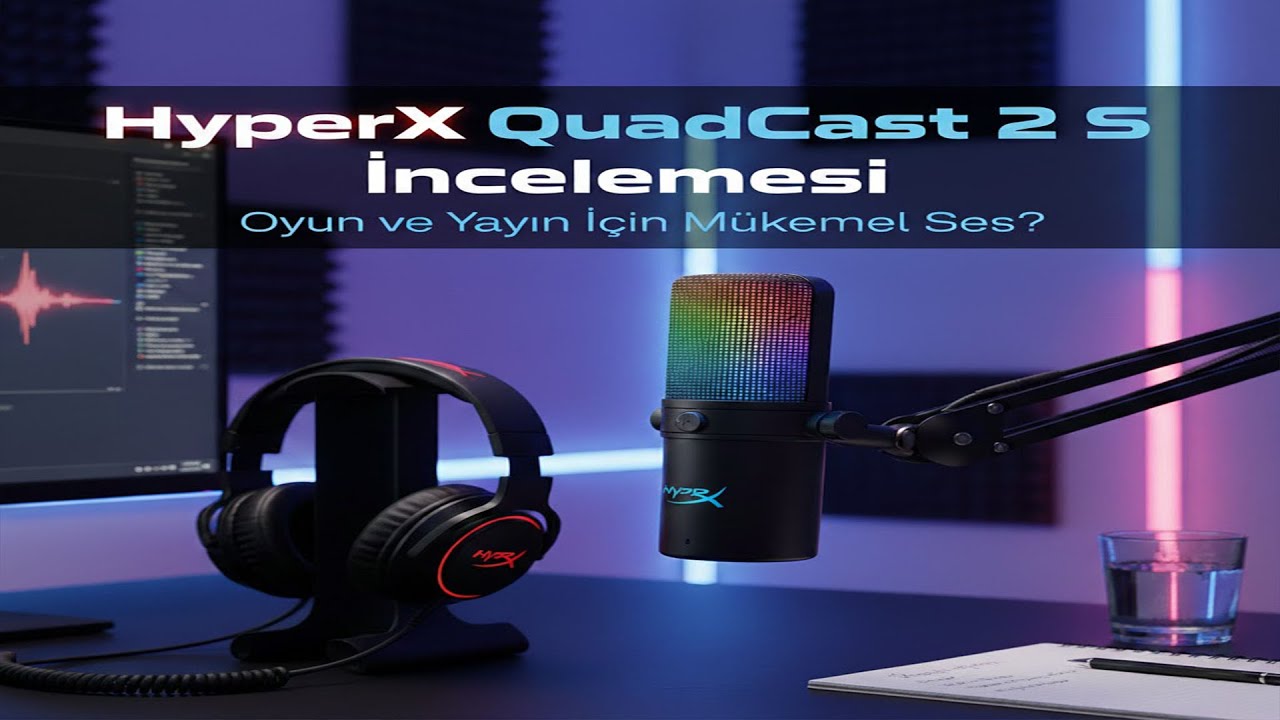 HyperX QuadCast 2 S İncelemesi – Bu Fiyata En İyi Mikrofon mu? (Gerçek Kullanıcı Deneyimi)