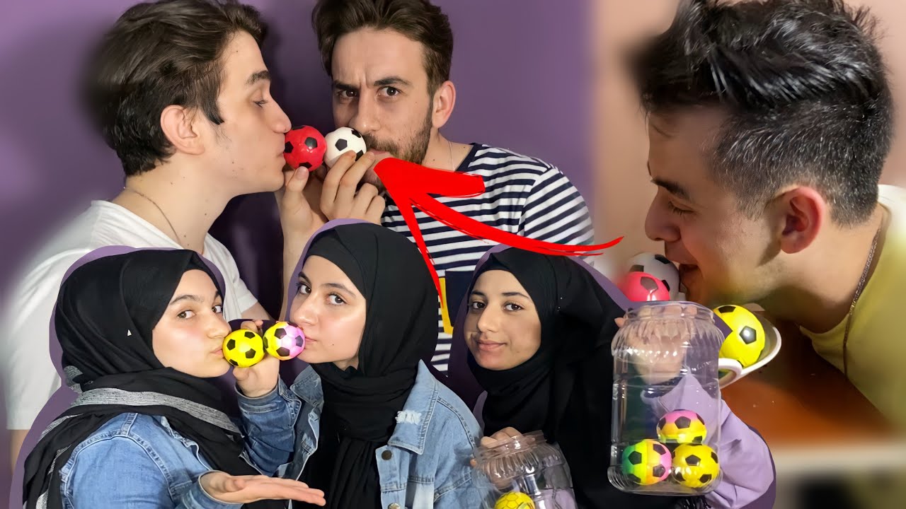 تحدي نقل الكرة بالفم من دون يدين 😎😀تبهدلنا 😱😱