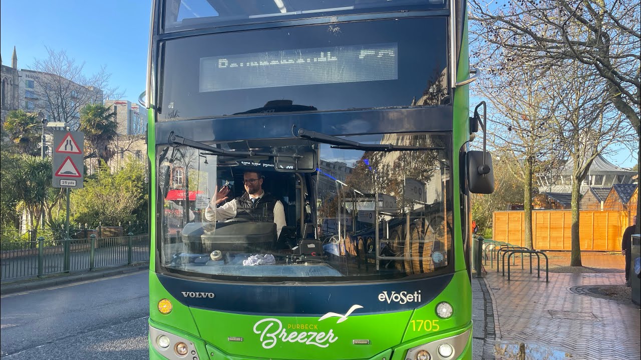Автобус Morebus 2016 Volvo B5TL MCV EvoSeti (HJ16 HTA) на маршруте 50 — Борнмут — 28.11.25