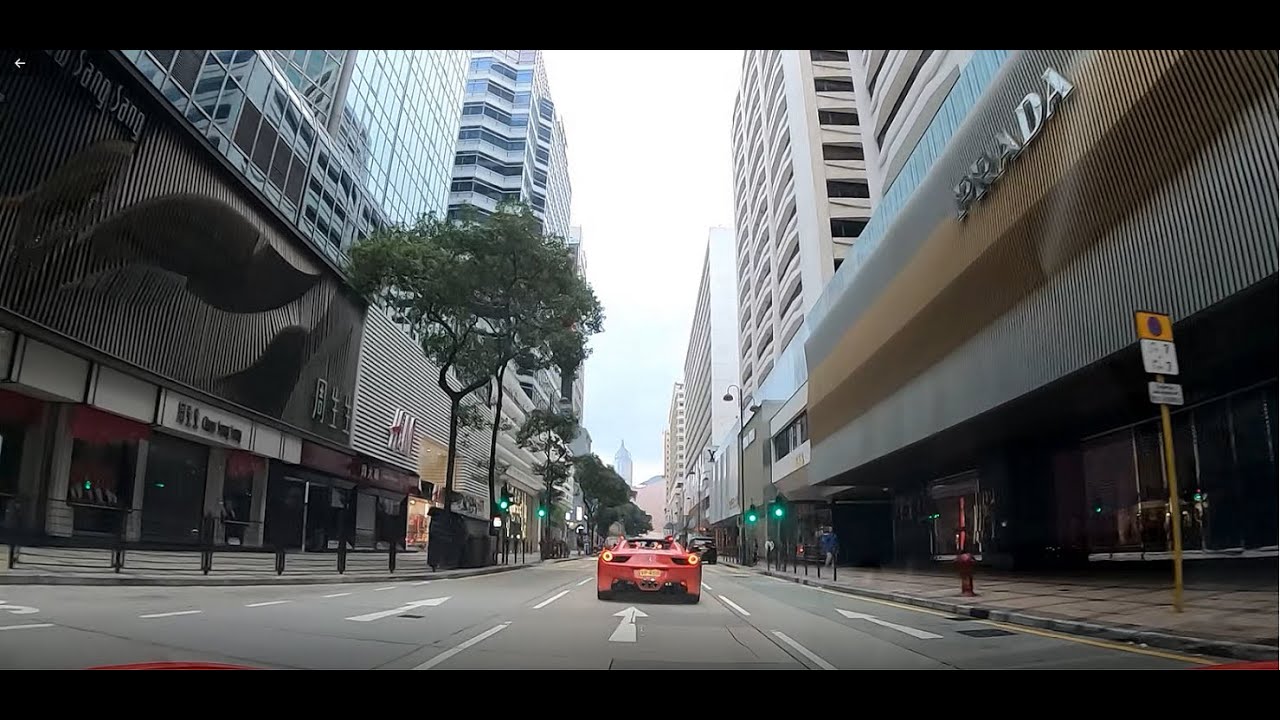 [香港超跑] Driving the Ferrari 458 with 100+ Super Cars in Hong Kong!