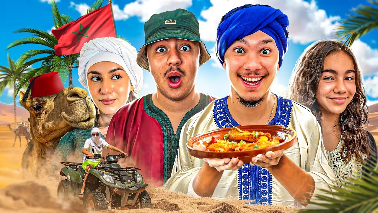 24H AVEC NOUS AU MAROC ! (embrouille entre nos soeurs à la villa mdrrr)
