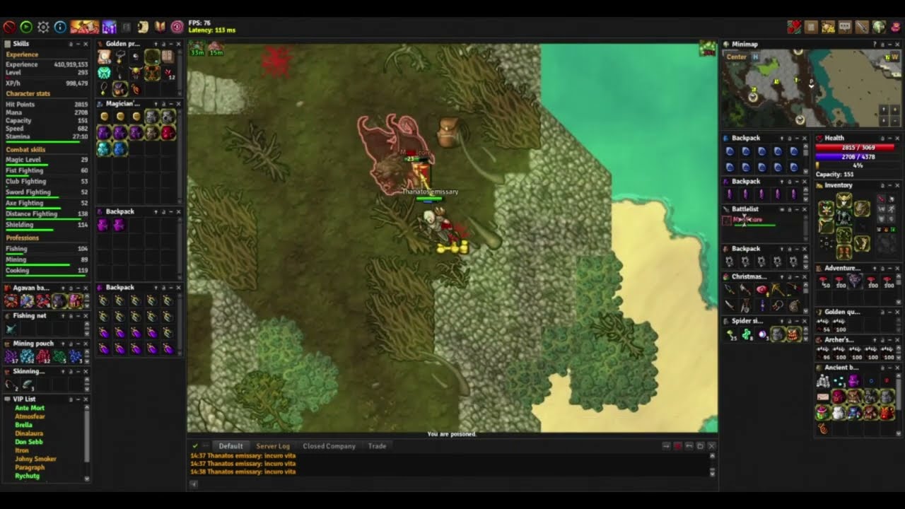 Medivia - Manticore Abukir - Tylar Tasks