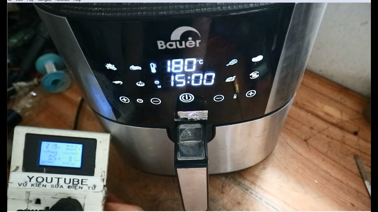Nồi chiên không dầu Bauer mất nguồn.Sửa xong thấy Pan hay các bạn ạ!