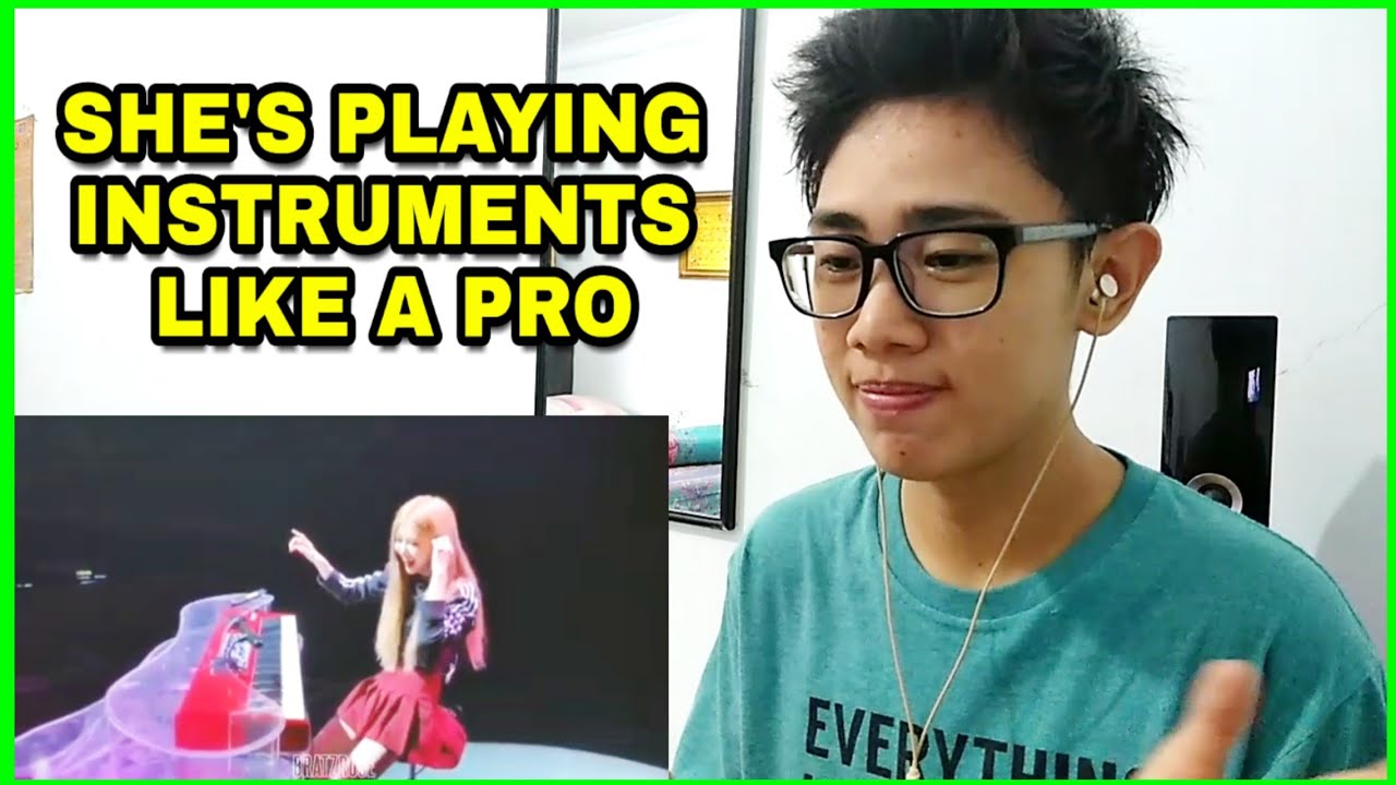 ROSE BLACKPINK PLAYING INSTRUMENTS FOR 13 MINUTES STRAIGHT REACTION