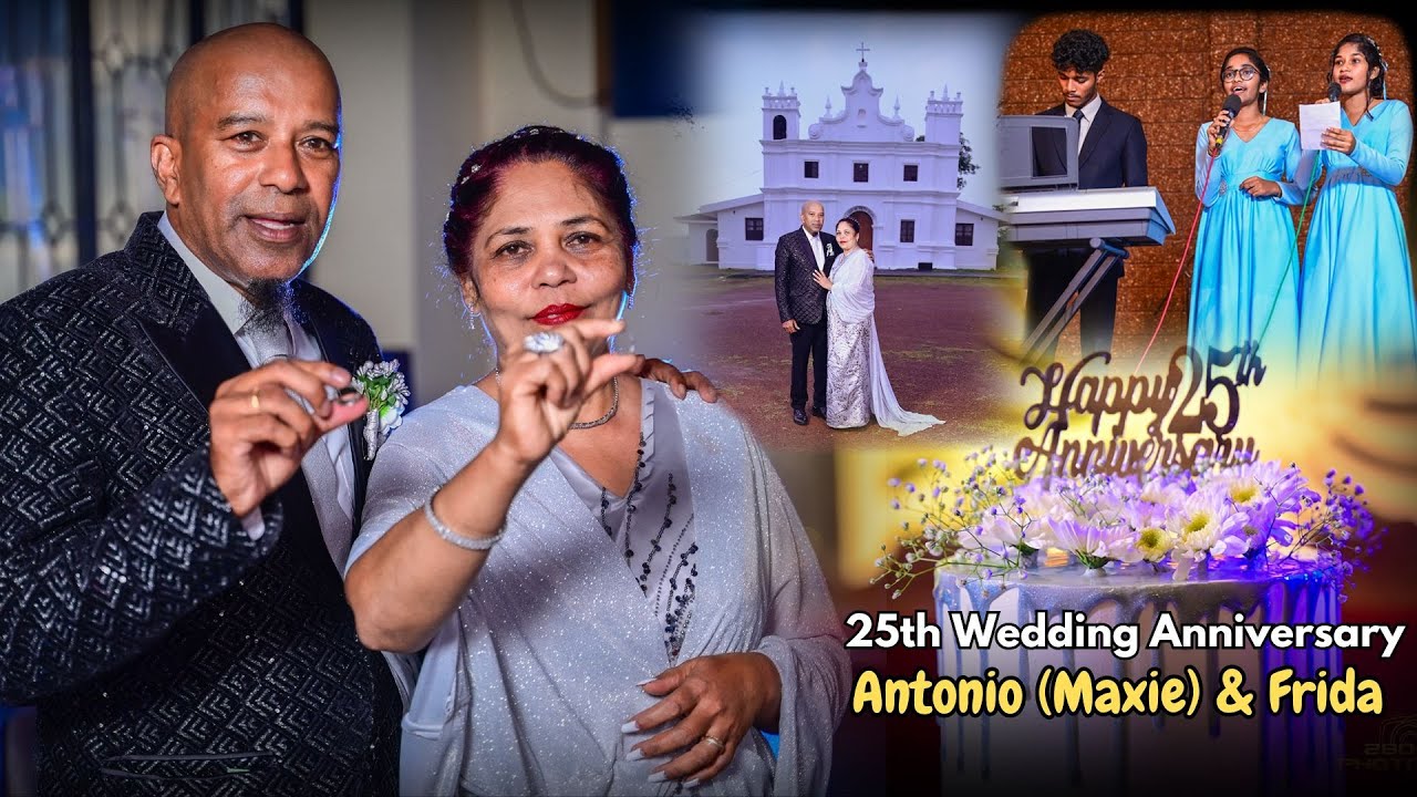 25th Wedding Anniversary of ANTONIO MAXIE & FRIDA | Konkani Toast song & Cinematic Highlights Video