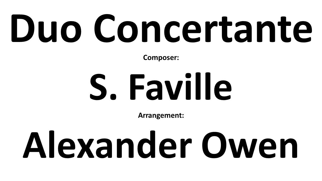 Duo Concertante (1980)
