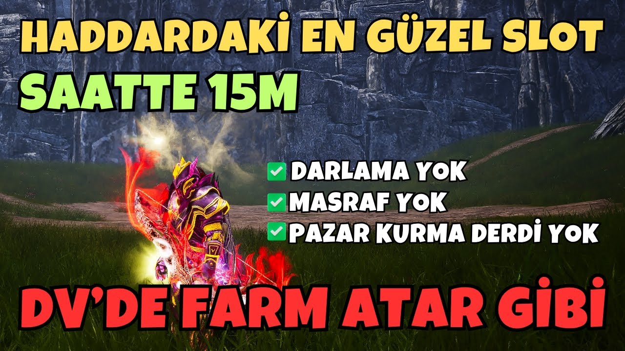 Rise Online Farm | HADDAR'DAKİ EN GÜZEL FARM SLOTU | DV'Yİ ARATMAZ! | OKÇU ÇÖP FARM! #riseonline